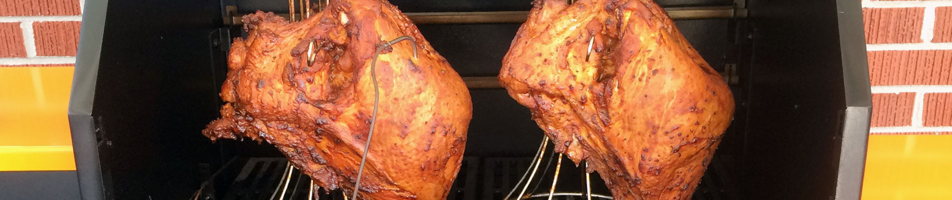 Rack Chicken BBQ On A Royall Grill